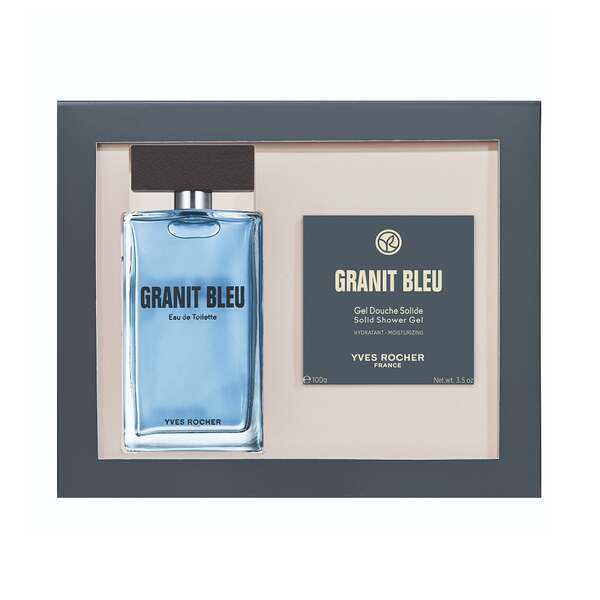 Yves Rocher - Cofre Perfumado Granit Bleu - Edición Limitada